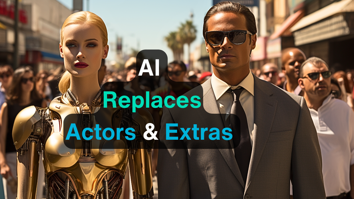Como a IA vai substituir os figurantes de cinema e os actores de Hollywood