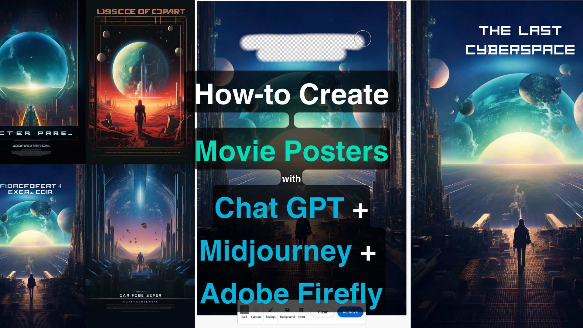 Using ChatGPT, Midjourney, and Adobe Firefly to Create Movie Posters